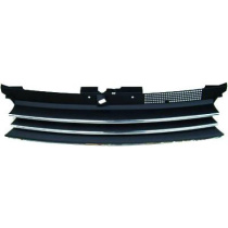 VW GOLF MK4 97-03 Ribbad Svart/Krom Sportgrill Utan Emblem DIEDERICHS